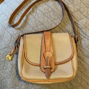 Dooney & Bourke AWL Taupe Brown Equestrian Bag